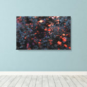 Isometer (schwarz) leinwanddruck (Insitu (Holzboden))