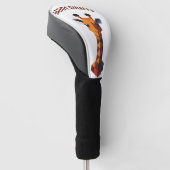Isometric Giraffe Golf Headcover (angewinkelt)