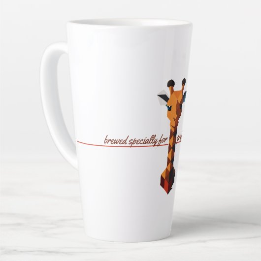 Isometric Giraffe Milchtasse (Linke Ecke)
