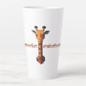 Isometric Giraffe Milchtasse (Vorderseite)
