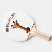 Isometric Giraffe Tischtennis Schläger (Seitenansicht)