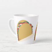 Isometric Muschel Food Restaurant Milchtasse (Linke Ecke)