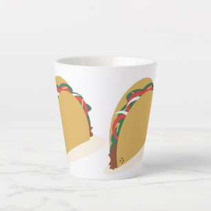 Isometric Muschel Food Restaurant Milchtasse