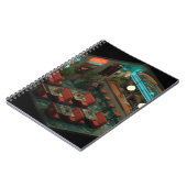 Isometric Night Diner Glow Notebook Notizblock (Linke Seite)