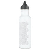 Isometric Weave #e5e5e5 Edelstahlflasche (Rechts)