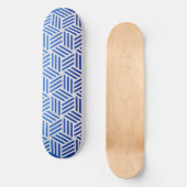 Isometric Weave #e5e5e5 Skateboard (Vorderseite)