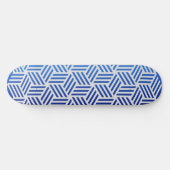 Isometric Weave #e5e5e5 Skateboard (Horizontal)