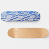 Isometric Weave #e5e5e5 Skateboard (Horizontal)