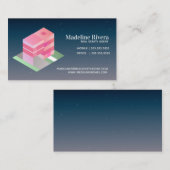 Isometrie Real Anwesen Agent Zuhause Visitenkarte (Vorne/Hinten)