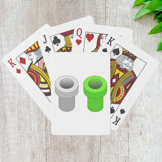 Isometrische Pipes spielen Karten Spielkarten