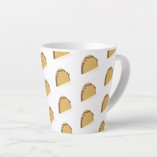 Isometrische Tacoschale Lebensmittelrestaurant Milchtasse