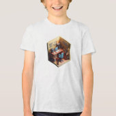 "Isometrischer Programmierer Tattoo Studio Cube T Tri-Blend Shirt (Vorderseite)