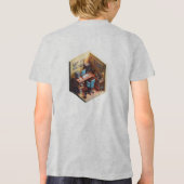 "Isometrischer Programmierer Tattoo Studio Cube T Tri-Blend Shirt (Rückseite)