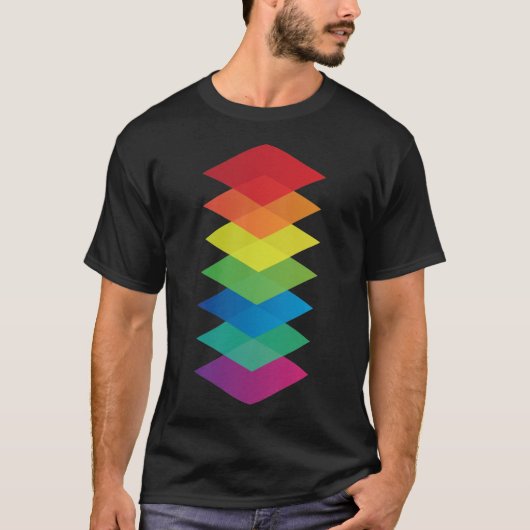 Isometrischer Rainbow-T - Shirt (Vorderseite)