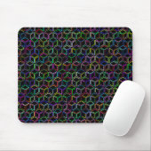 Isometrisches Kubikmuster Mousepad (Mit Mouse)
