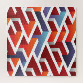 Isometrisches Labyrinth: abstraktes nahtloses Must Puzzle (Horizontal)