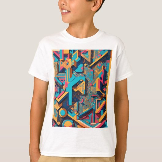 Isometrisches Wandbild T-Shirt (Vorderseite)