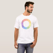 Isometrisches Weave-Farbrad T-Shirt (Vorne ganz)