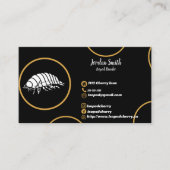 Isopod Business Card Rolly Poly Visitenkarte (Vorderseite)