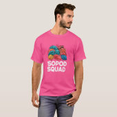 Isopod Squad farbenfrohe Pollenwesen T-Shirt (Vorne ganz)