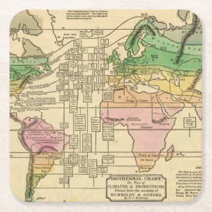 Isothermaldiagramm, Produktionen Rechteckiger Pappuntersetzer