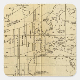 Isothermaldiagramm Quadratischer Aufkleber