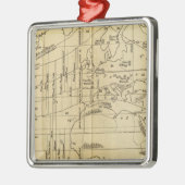 Isothermaldiagramm Silbernes Ornament (Links)