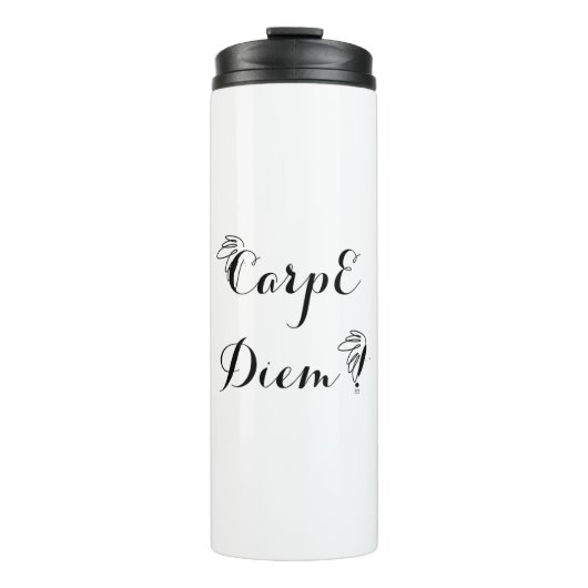 Isotherme Flasche Carpe Diem (Vorderseite)