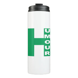 Isotherme-HUMOUR-Flasche Thermosbecher