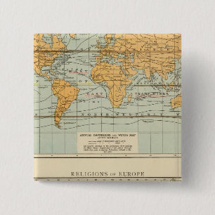 Isotherme, Winde Religions Europa Button