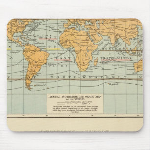 Isotherme, Winde Religions Europa Mousepad