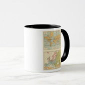 Isotherme, Winde Religions Europa Tasse (VorderseiteRechts)