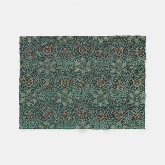 Ispahan (von John Henry Dearle) Fleecedecke (Vorderseite (Horizontal))