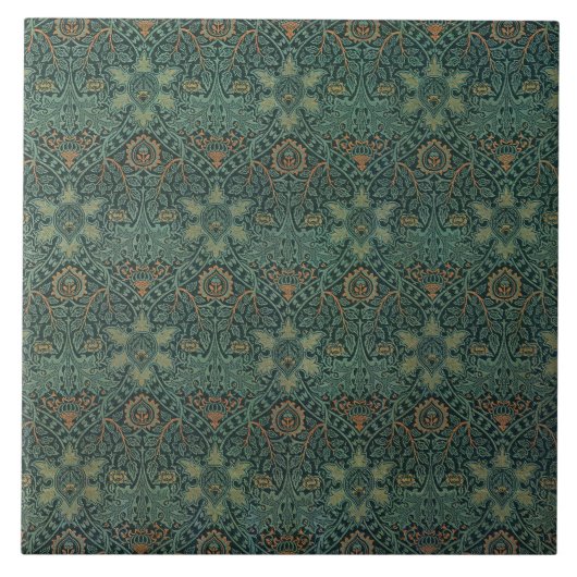 Ispahan (von John Henry Dearle) Fliese (Vorderseite)