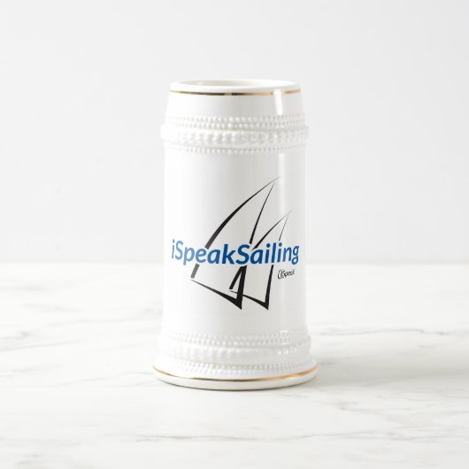 iSpeakSailing Bier Stein Bierglas (Mittel)
