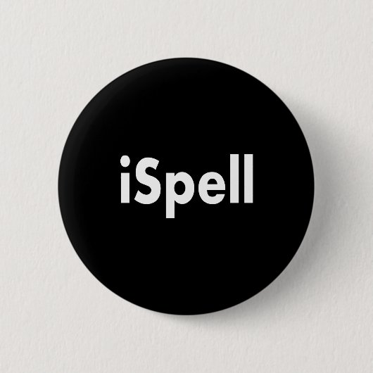 iSpell Button (Vorderseite)