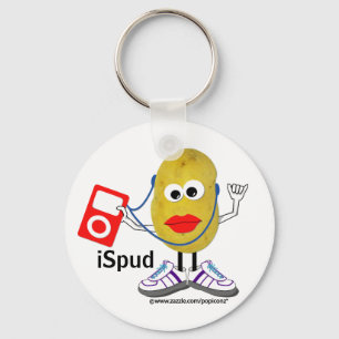 "ispud" humorvoller Parodie Schlüsselanhänger