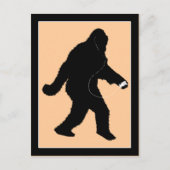 iSquatch (Hintergrundfarbe ändern) Postkarte (Vorderseite)
