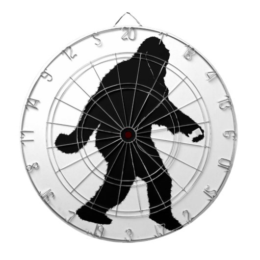 iSquatch (Hintergrundfarbe hinzufügen) Dartscheibe (vorne)