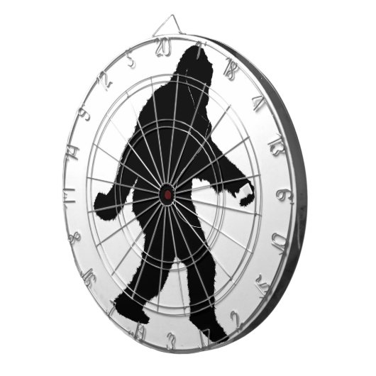 iSquatch (Hintergrundfarbe hinzufügen) Dartscheibe (Vorderseite rechts)