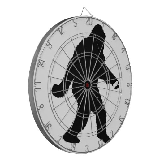 iSquatch (Hintergrundfarbe hinzufügen) Dartscheibe (Vorderseite Links)