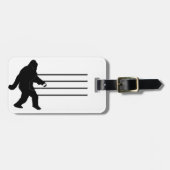 iSquatch (Hintergrundfarbe hinzufügen) Gepäckanhänger (Vorderseite horizontal)