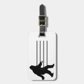 iSquatch (Hintergrundfarbe hinzufügen) Gepäckanhänger (Vorderseite vertikal)