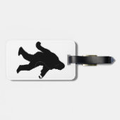 iSquatch (Hintergrundfarbe hinzufügen) Gepäckanhänger (Rückseite horizontal)