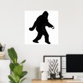 iSquatch (Hintergrundfarbe hinzufügen) Poster (Heimbüro)