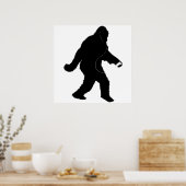 iSquatch (Hintergrundfarbe hinzufügen) Poster (Küche)