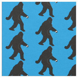 iSquatch Sasquatch Stoff