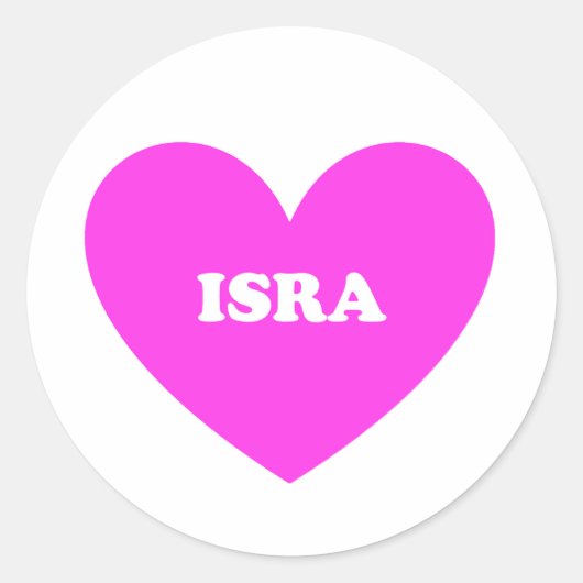 Isra Runder Aufkleber (Vorderseite)