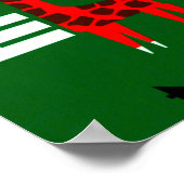 " Israel: 1960er/heute - EL AL Afrika Reise ... Poster (Ecke)