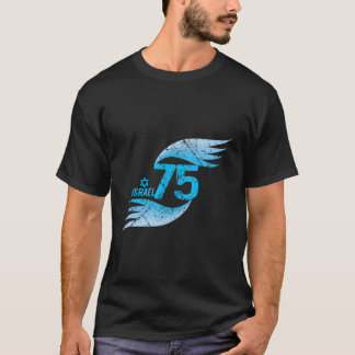 Israel 75 Unabhängigkeitstag des israelischen Yom T-Shirt